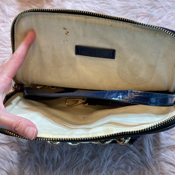 Zara Mini City Shoulder Bag with Chain Strap - Picture 8 of 11